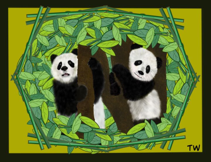 Panda - Art by Theresa