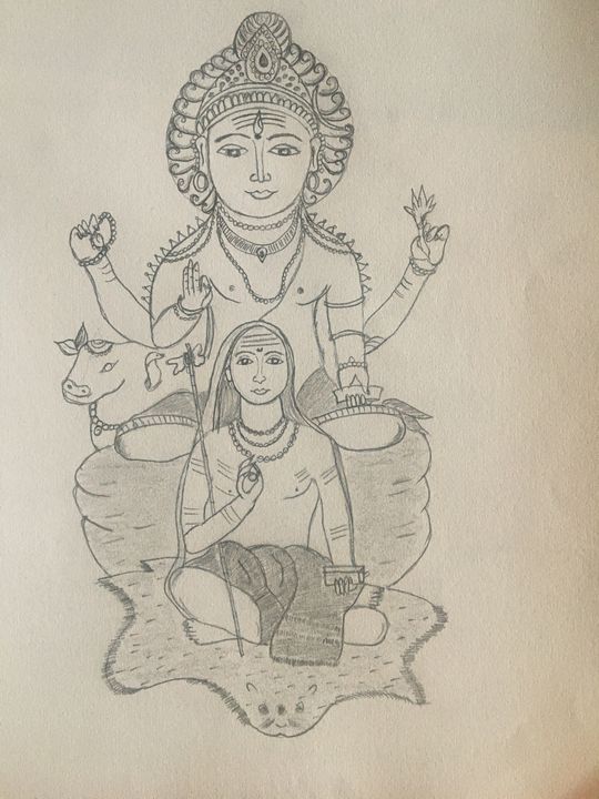 Shivaswaroopa Shankaracharya - Roopa's Pencil Sketches