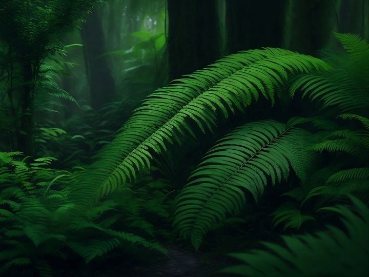 Lush Ferns Covering the Forest Floor - My Gallery - Digital Art ...