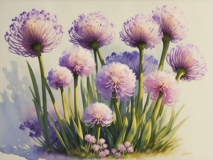 Allium - Monad Nomad - Digital Art & AI, Flowers, Plants, & Trees ...