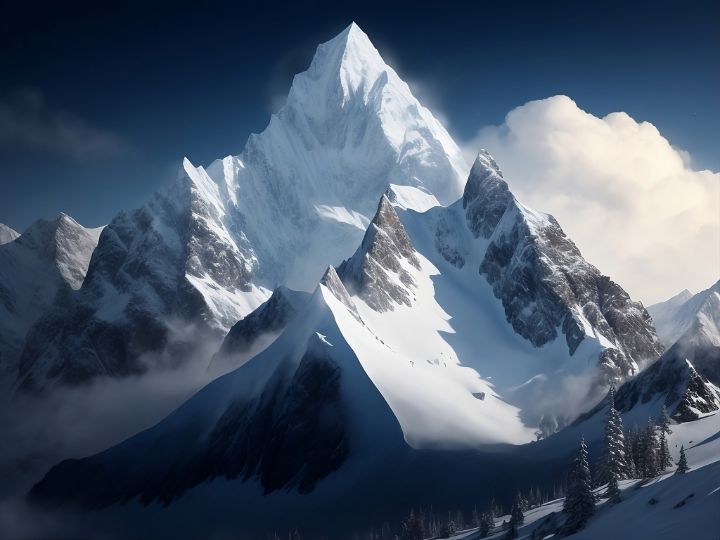 Mountain Base - Monad Nomad - Digital Art, Landscapes & Nature, Seasons ...