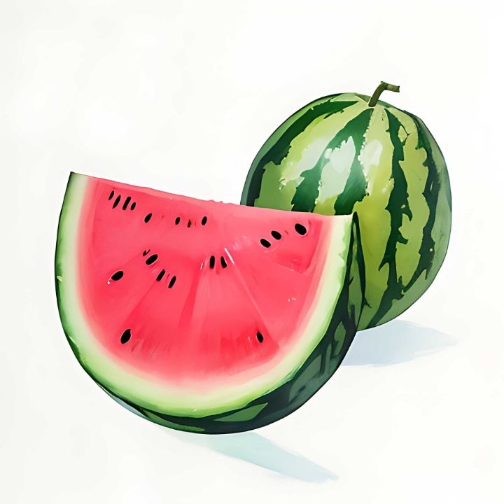 Watermelon slice drawing Stock Photos, Royalty Free Watermelon slice drawing  Images | Depositphotos