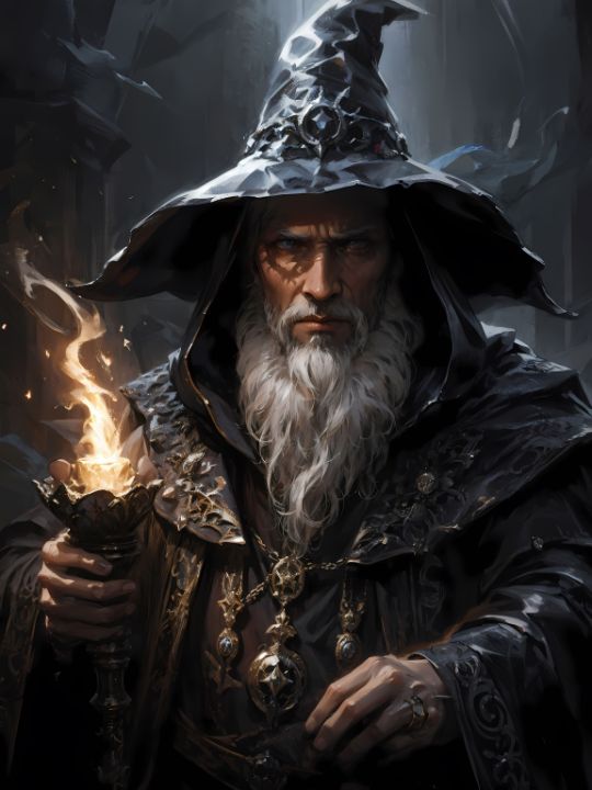 Dark Wizard - Monad Nomad - Digital Art & AI, Fantasy & Mythology ...