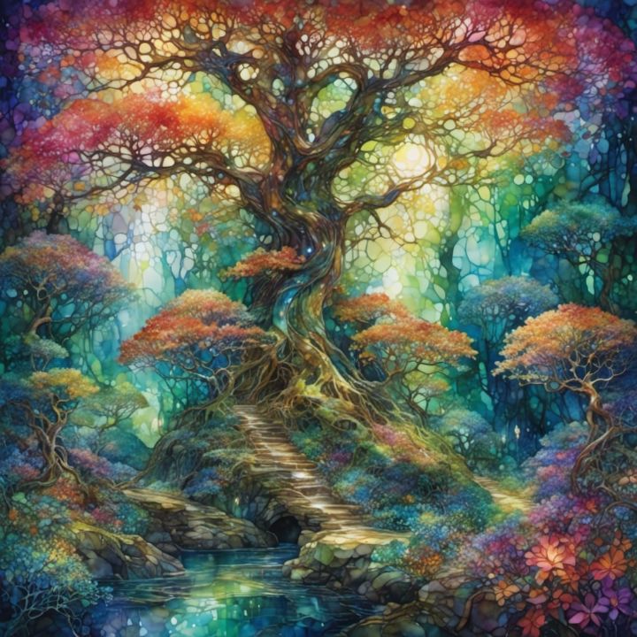Fantasy Forest - Monad Nomad - Digital Art & AI, Landscapes & Nature ...
