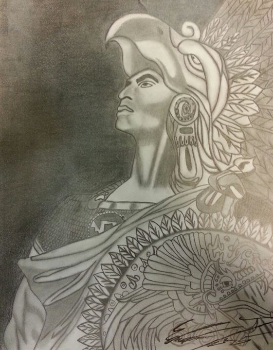 Aztec Warrior - Eduardo's Art