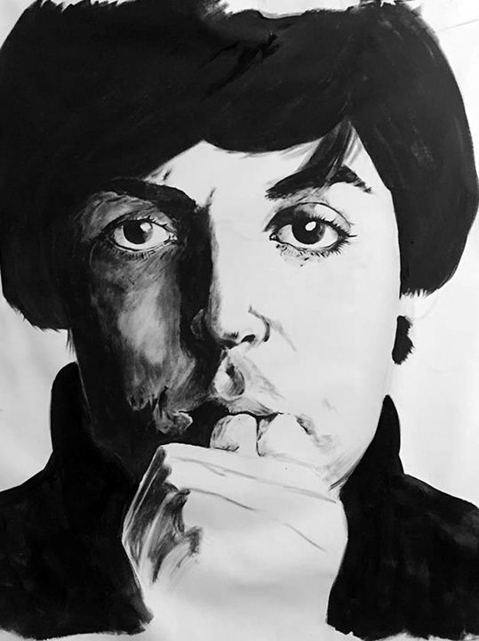 Paul McCarthney portrait - Valentine Bow art