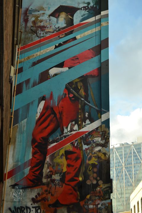 Brick Lane London - Valentine Bow art
