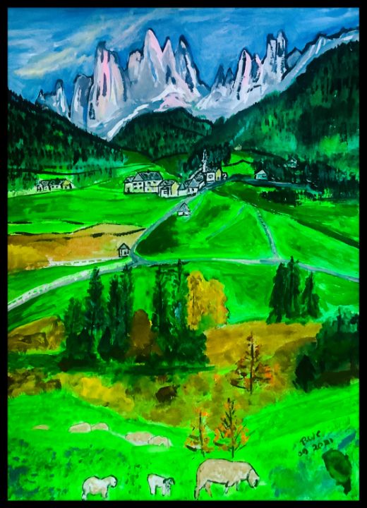 High Mountain Valley - Roberts Art