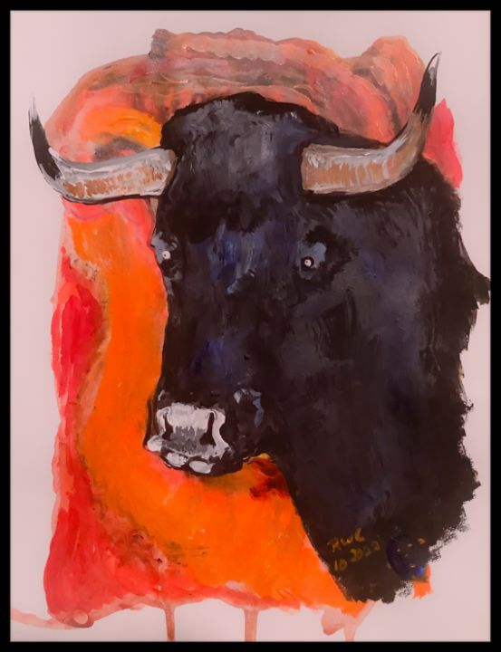 Bull Headed - Roberts Art
