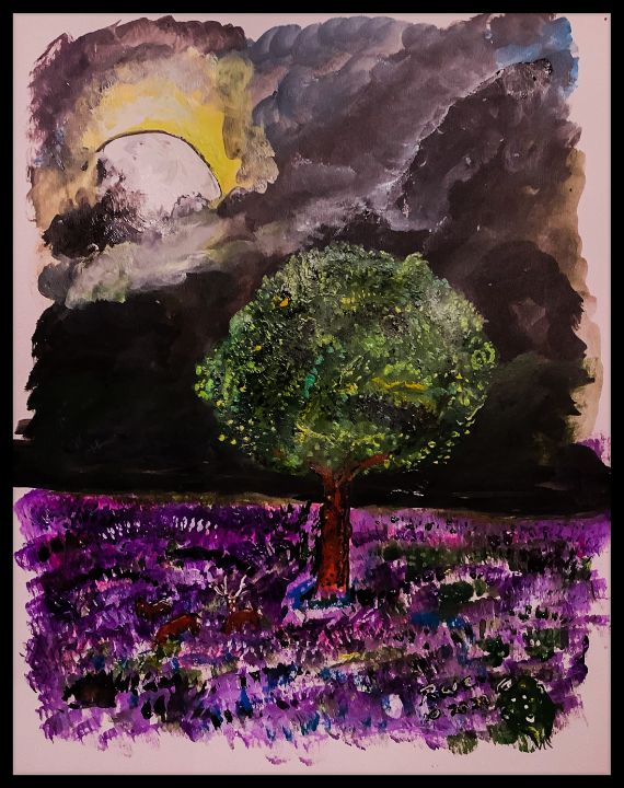 The Tree weathers the Storm - Roberts Art