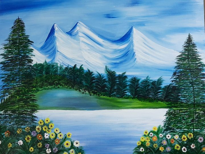 Nature Painting - Real Art - Paintings & Prints, Landscapes