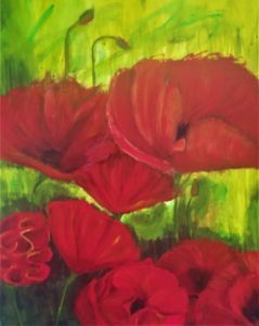 Poppies Everywhere - Judy Panozzo Art - Paintings & Prints, Flowers ...
