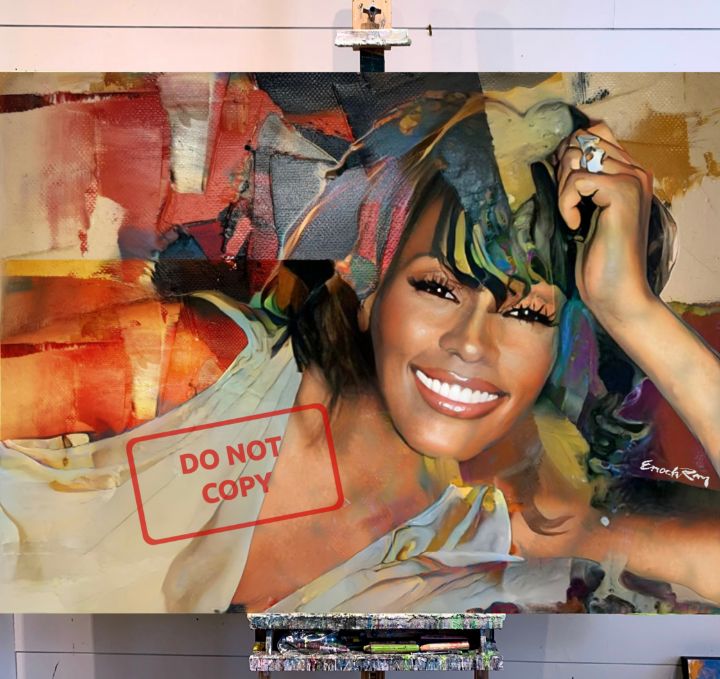 Whitney Houston Pt. 8 - Cognition Art Design - Paintings & Prints ...