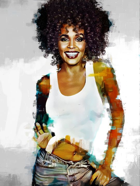 Whitney “I Wanna Dance” pt2 - Cognition Art Design - Paintings & Prints ...