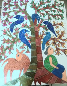 Tree of life,gond style