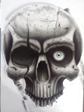 Airbrushed skull