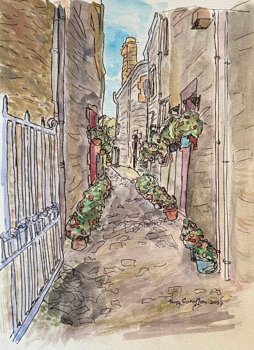 Selkirk Alley Scotland - Amy Conaghan Art