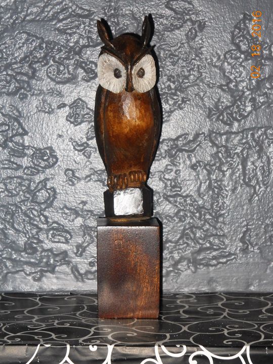 Carved Owl - RSPeck