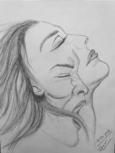 Make a heart touching portrait picture with pencil by Arfaafaryal  Fiverr