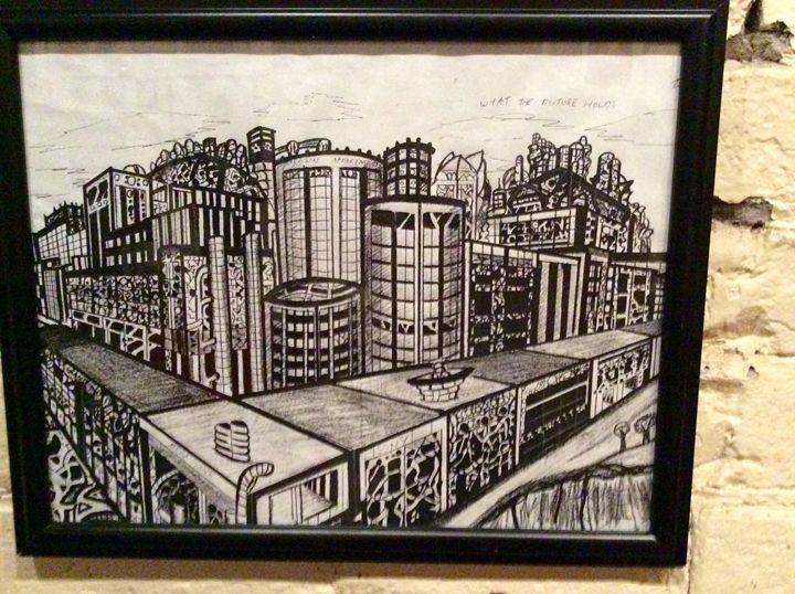 The House - The Fine Black Pen - Drawings & Illustration, Buildings &  Architecture, City, Other City - ArtPal
