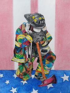 The true 9/11 American hero - Let's Get It Recovery Drawings & Prints