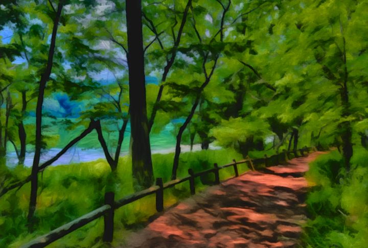 Radnor Lake - Peyton Art - Paintings & Prints, Places & Travel, United ...