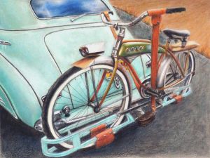 Study for Sweet Ride - Art of Carmen M. Badeau