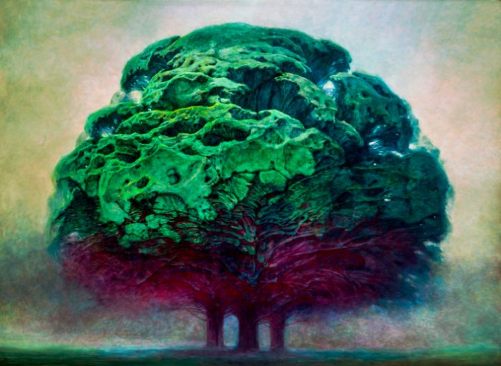 The Great Tree by Zdzisław Beksiński - Beksinski Store - Paintings