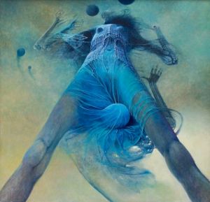 The Blue Giant by Zdzisław Beksiński