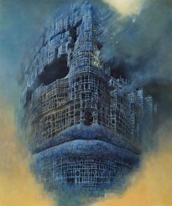 The Face Of The City by Beksinski