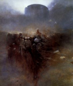 The Torment by Zdzisław Beksiński