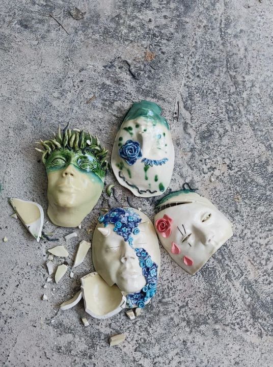 Mahbobeh Rezai broken apart(mahbobeh rezghi) - zharfhonar - Sculptures & Carvings ...