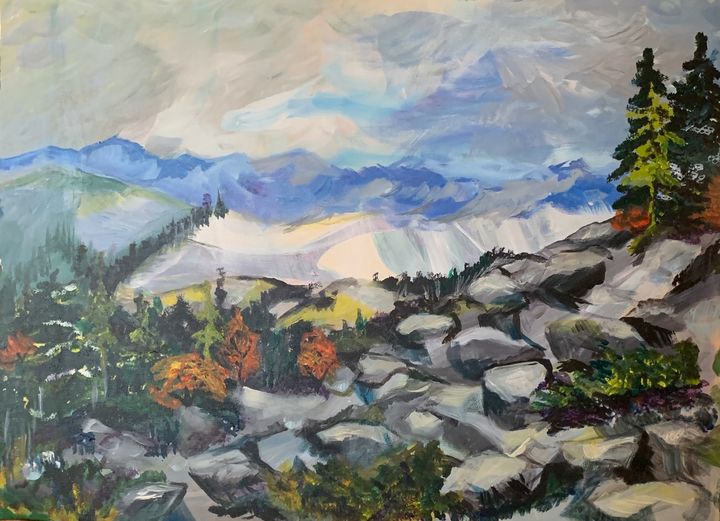 Sunlight on the Mountains - JC Greene
