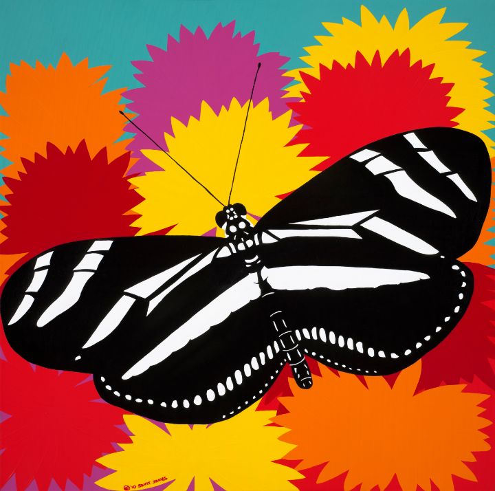 Zebra Butterfly - Synthia SAINT JAMES