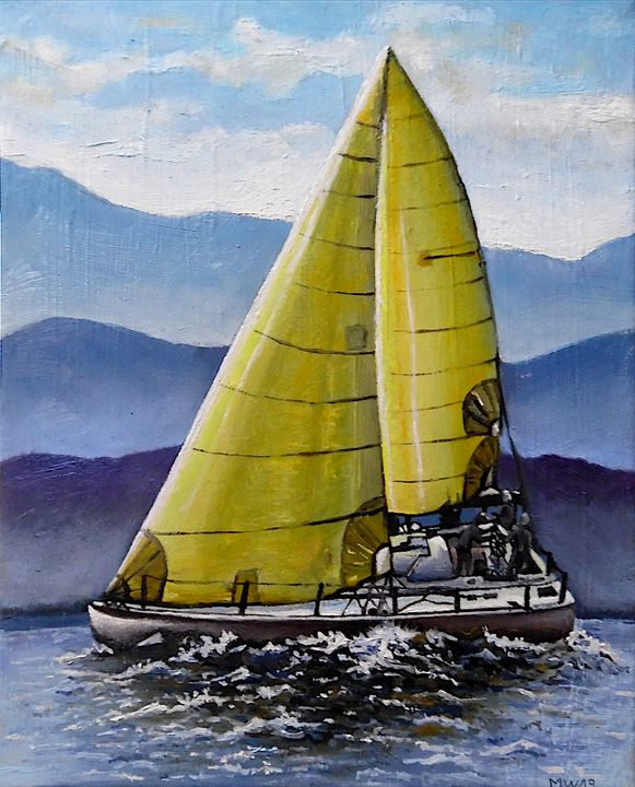 The sailing boat - Myriam Wolfs