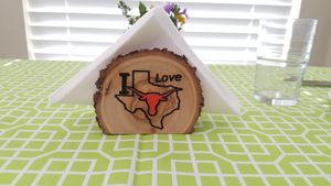 Handmade Rustic Napkin Holder.