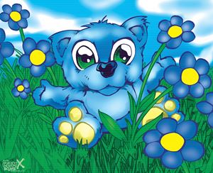 Blue Teddy Bear