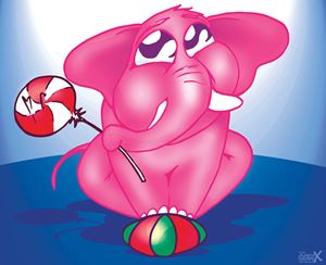 Baby Elephant Pink