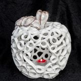 Apple candle holder