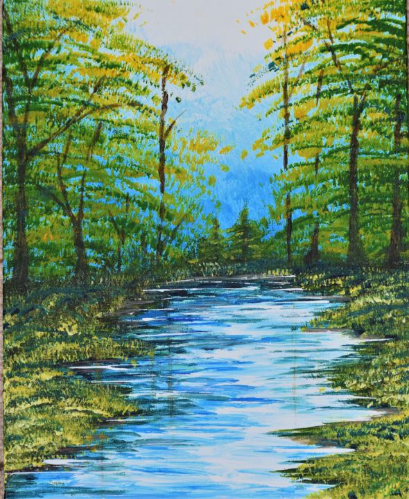 Blue Creek - Linda Myers Landscapes