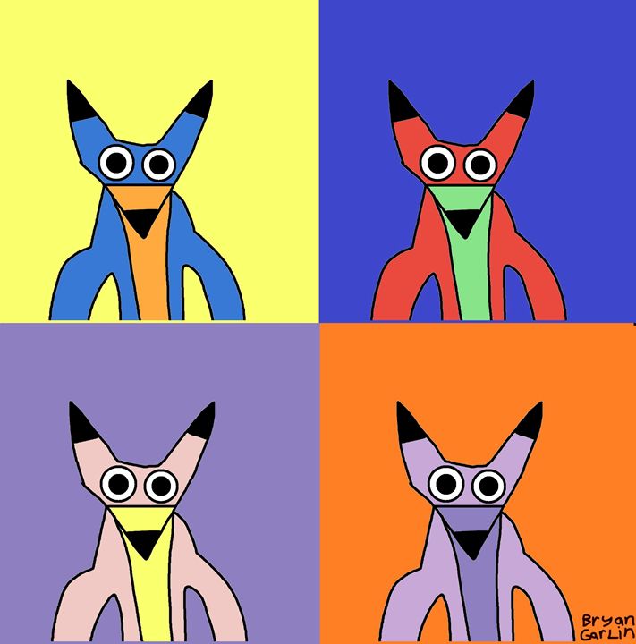 Andy Warhol No. 1 - Harry The Fox Art - Digital Art, People & Figures,  Celebrity, Other Celebrity - ArtPal