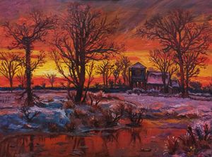 Sunset in Winter