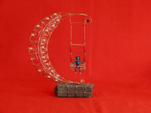 Electromagnetic gyroscope - Copper wire artwork - Sculptures & Carvings ...