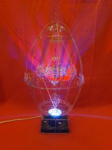 Electromagnetic gyroscope - Copper wire artwork - Sculptures & Carvings ...