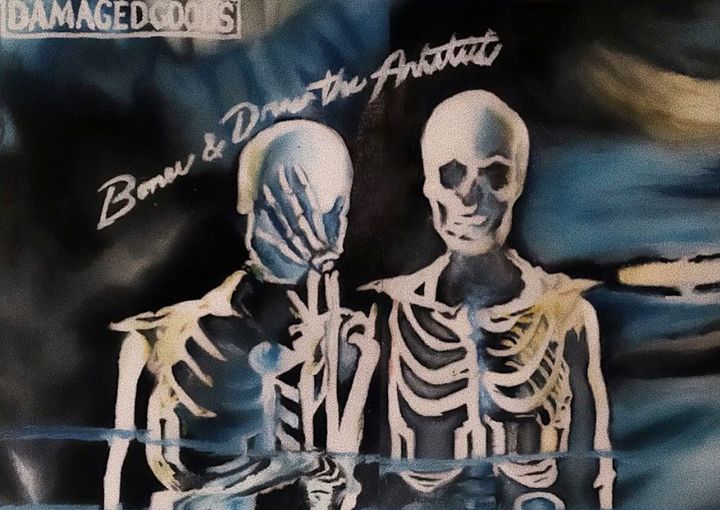 BONES - DamagedGoods - 505jas - Paintings & Prints, Entertainment
