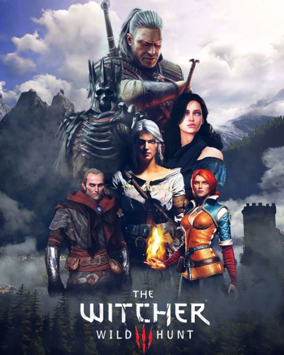 The Witcher 3 Wild Hunt Art Game Block Giant Wall Art Poster