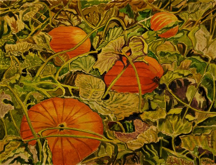 Pumpkin Patch. - Karl's Art for Parkinson's