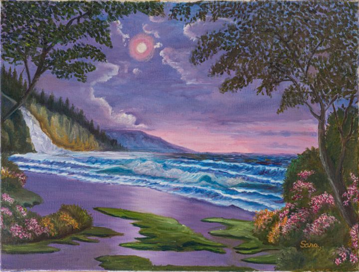 Dreamy Sunset on the Island - Sara