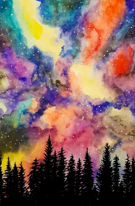 Lina's Galaxy - Lioness Designs - Paintings & Prints, Astronomy & Space ...