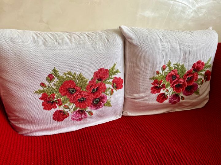 Pillowcases for pillows embroidered - Eliza